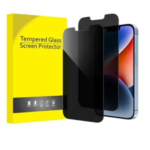 [2 Tempered  + 2 Lens] Anti-Spy Screen Protector (with Privacy Protection Technology) — Crafted from premium tempered glass material. Compatible with iPhone 17/16/15/14/13/12/11 Pro/Pro Max/Plus Series. 9H hardness, and high-definition optical clarity.