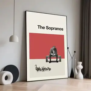 The Sopranos Inspired Wall Art Poster - Unframed Retro & Modern Decor
