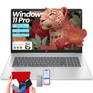 HP Essential Business Laptop, 17.3" FHD Display, Intel Core i5-1334U, up to 32GB RAM, 512GB SSD, Wi-Fi 6, Webcam, Backlit Keyboard, Windows 11 Pro, Silver, Bundle Accessory