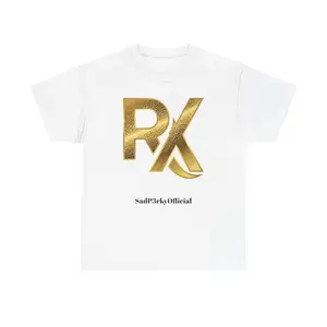 T-Shirt — Gold RX Logo Tee (SadPachyOfficial) Stylish Streetwear Logo Shirt