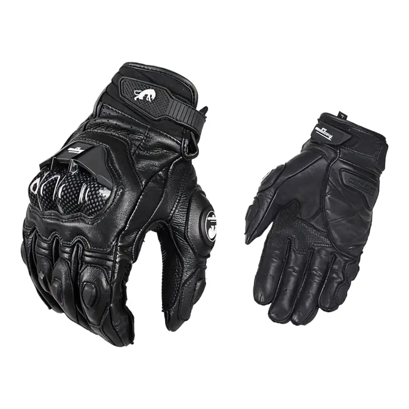 Full Finger Motorcycle Riding Gloves Touchscreen Anti-Slip Hard Knuckle Protection for Street Bike Dirt Bike ATV