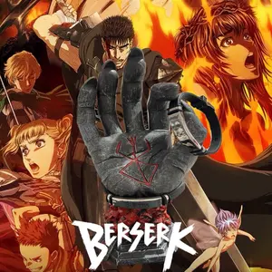 Berserk Bracelet Stainless Steel Set Adjustable - Anime Berserk with Unique Designs Inspired by the Series, Durable and Corrosion-Resistant