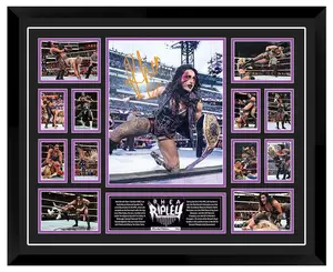 Rhea Ripley WWE signed Framed Memorabilia