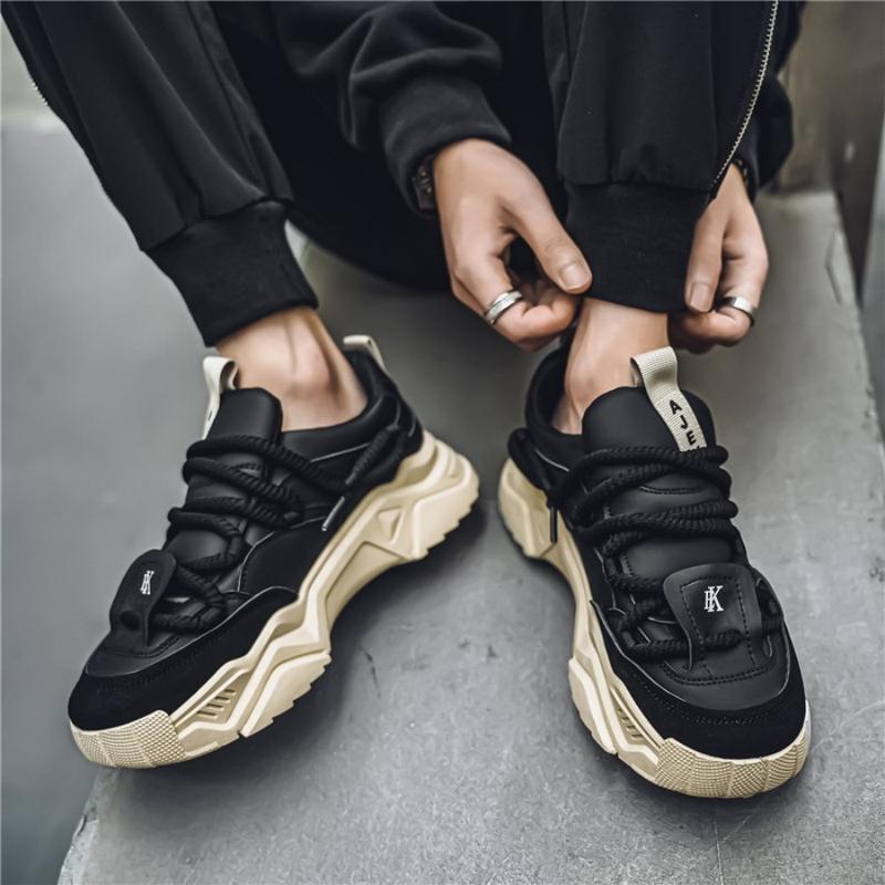 New Thick Sole Height Increasing Women's Dad Shoes 2025 Autumn Inner Height Casual Sneaker Athletic Makapal Trainer