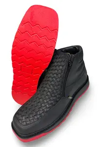 Botin Petatillo Negro Para Caballero