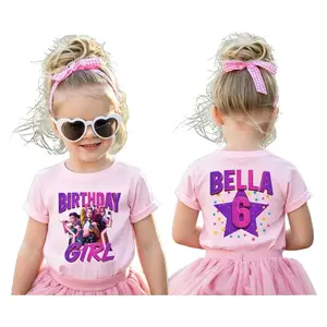 Huntrix Birthday Shirt – Personalized Kpop Demon Hunters Graphic Tee, Custom Name and Age, Rumi Zoey Mira Fan Shirt, Huntrix Merch Gift