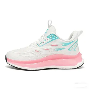 Women Girl Pink Gym Casual Slip-On Tennis Shoes All Seasons Candy-Pink Anti-Slip Lightweight Comfy for Running Work School  Workout Sneakers