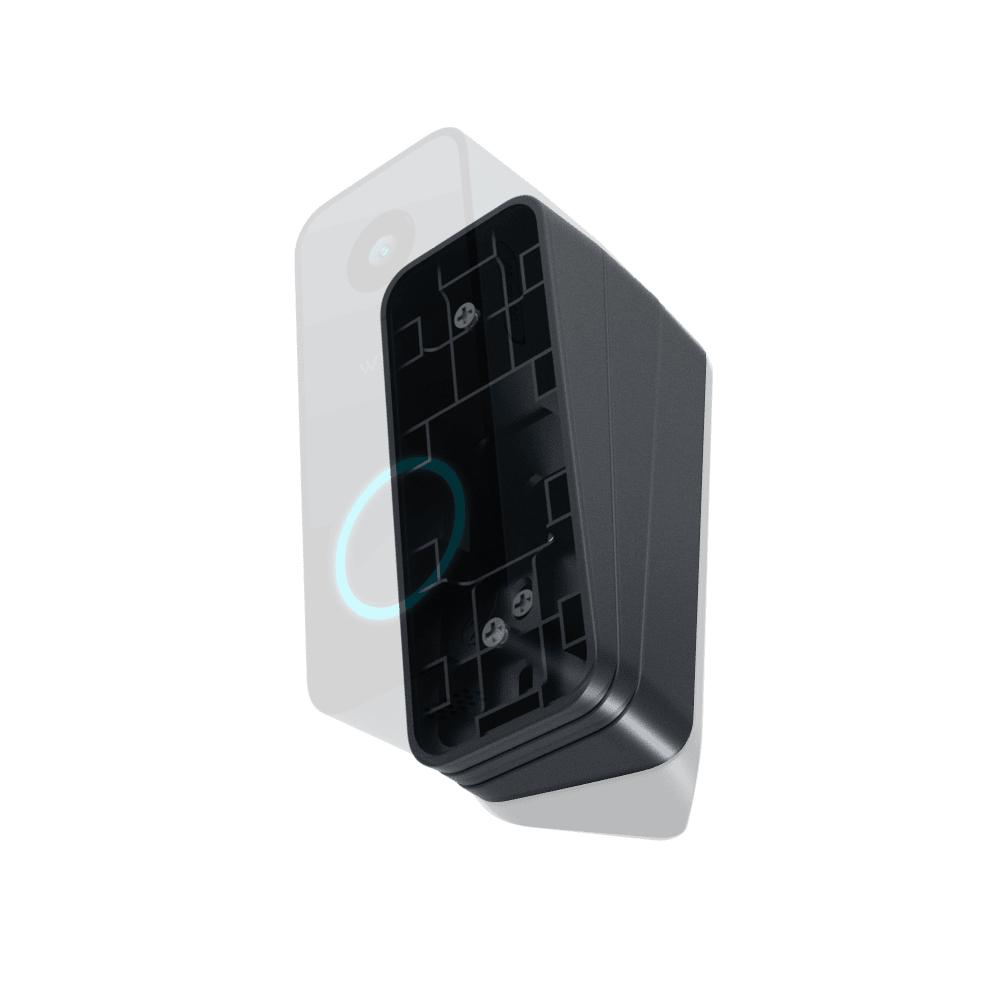 Wyze Video Doorbell v2 & Wedge Kit Accessory — 2K HD Smart Doorbell Camera w/ 24/7 Local Recording to microSD Card, Ring Smartphone, 2-Way Audio, Color Night Vision