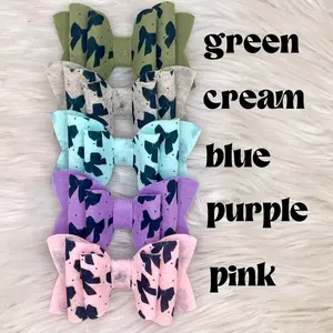 Felt Hair Bow | Custom Printed