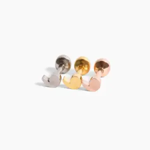 Apostrophe Tragus Earring • Threadless Push Back Mini Cartilage Earring • 18g Grammar Conch Piercing • Dainty Helix Screwback • Tiny Tragus