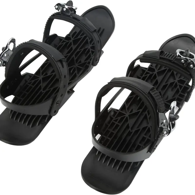 Mini Ski Skates for Snow, Short Mini Skating Ski Shoes Size Short Snowskates Snowblades Skiboards, Portable Ice Skates for Snow Winter Sports