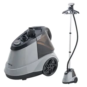 True & Tidy Commercial Heavy Duty Garment Steamer with Wheels and Extra Large 2.9L Water Tank