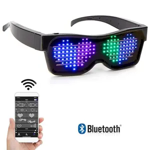 LED Glasses with App - Bluetooth Enabled, Enhanced Functionality, Versatile Use, Integrated App for Additional Capabilities