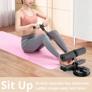 Ab Training Auxiliary Device, 2025 New Portable Adjustable Sit Up Core Exercise Equipment, Three Levels Of Height Adjustment, Double Suction Cups, Multi-Functional Workout Ab Machine For Home Gym