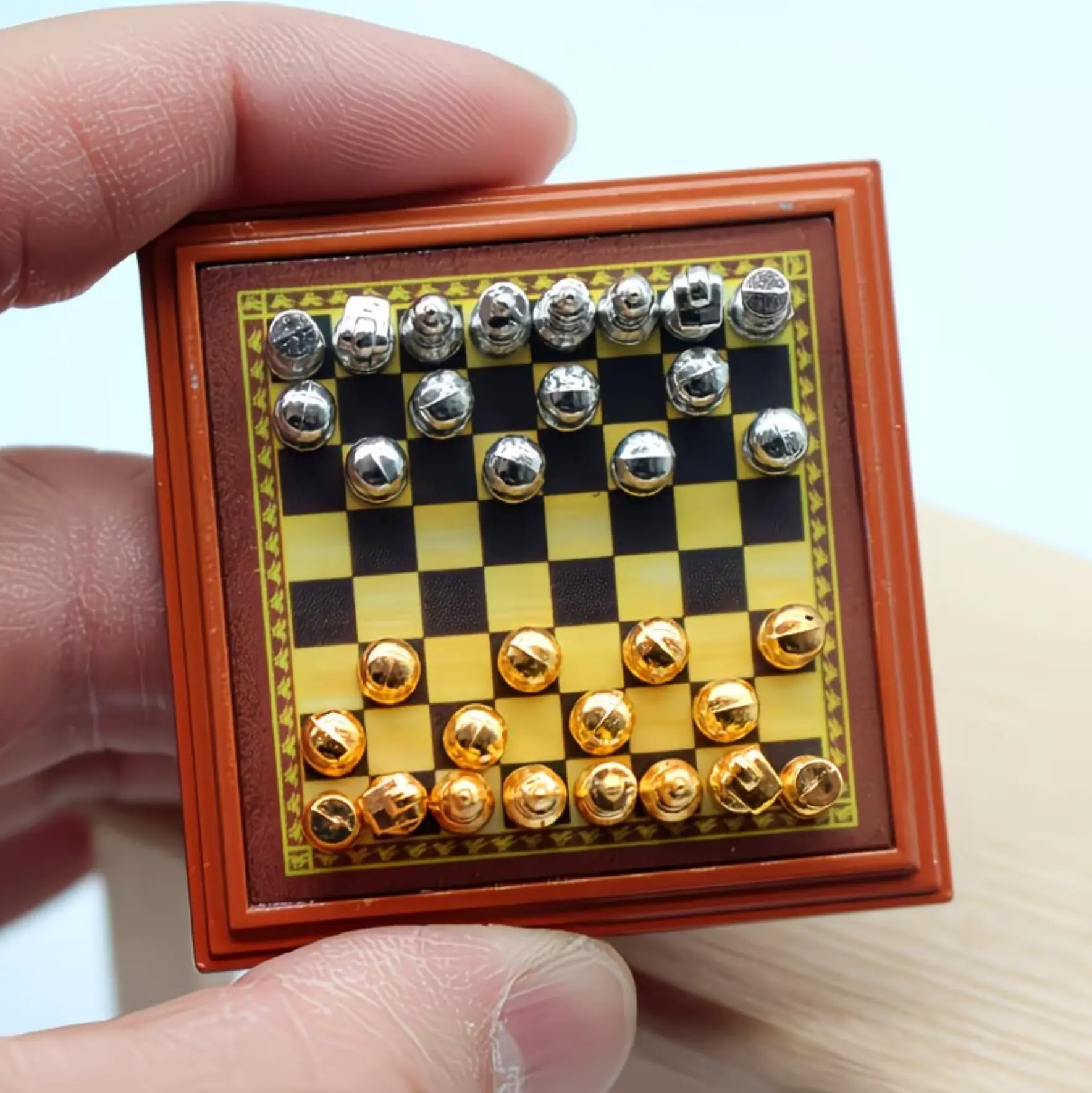 1/ 12 scale mini chess model ornament - DIY miniature photography props ...