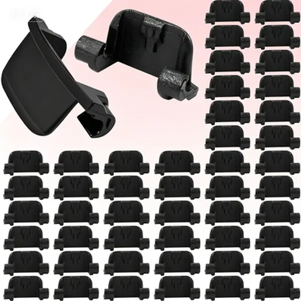 Nylon Cabinet Hinge Restrictor Clips, 50-Pack 70T3553 - 86-110° Opening Angle Limiter for Kitchen Doors, Reusable Stop for Blumotion Soft Close Hinges