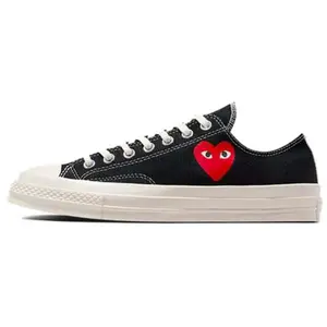 Comme des Garçons PLAY x Chuck 70 Low 'Single Heart - Black'