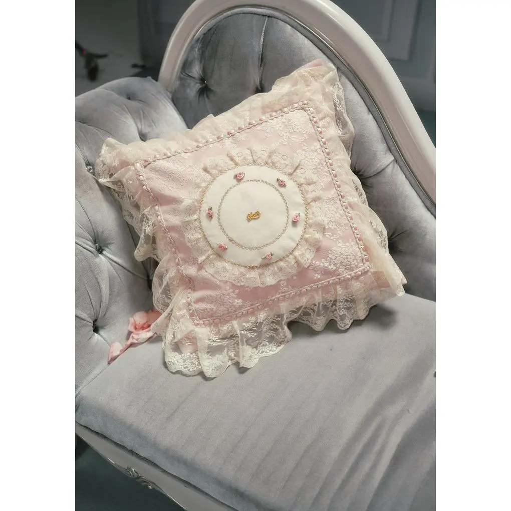 Rose Tea Break Pillow