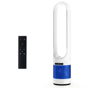 41" Bladeless Tower Fan with Built-in Air Filter, 80°Oscillating Quiet Fan for Bedroom, 8 Speeds, 8H Timer, Remote Control, LED Display, Easy to Clean, Home & Office 41" Bladeless Tower Fan with Built-in Air Filter, 80°Oscillating Quiet Fan for Bedroom, 8 Speeds, 8H Timer, Remote Control, LED Display, Easy to Clean, Home & Office