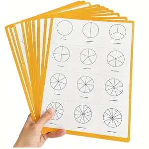 10-Piece Fraction Operation Tool Set, Durable Dry Erase Board for Grades 1-3, Teacher Recommended Math Learning Tools, Classroom & Home Education, Classroom Supplies, Stem Learning Tool