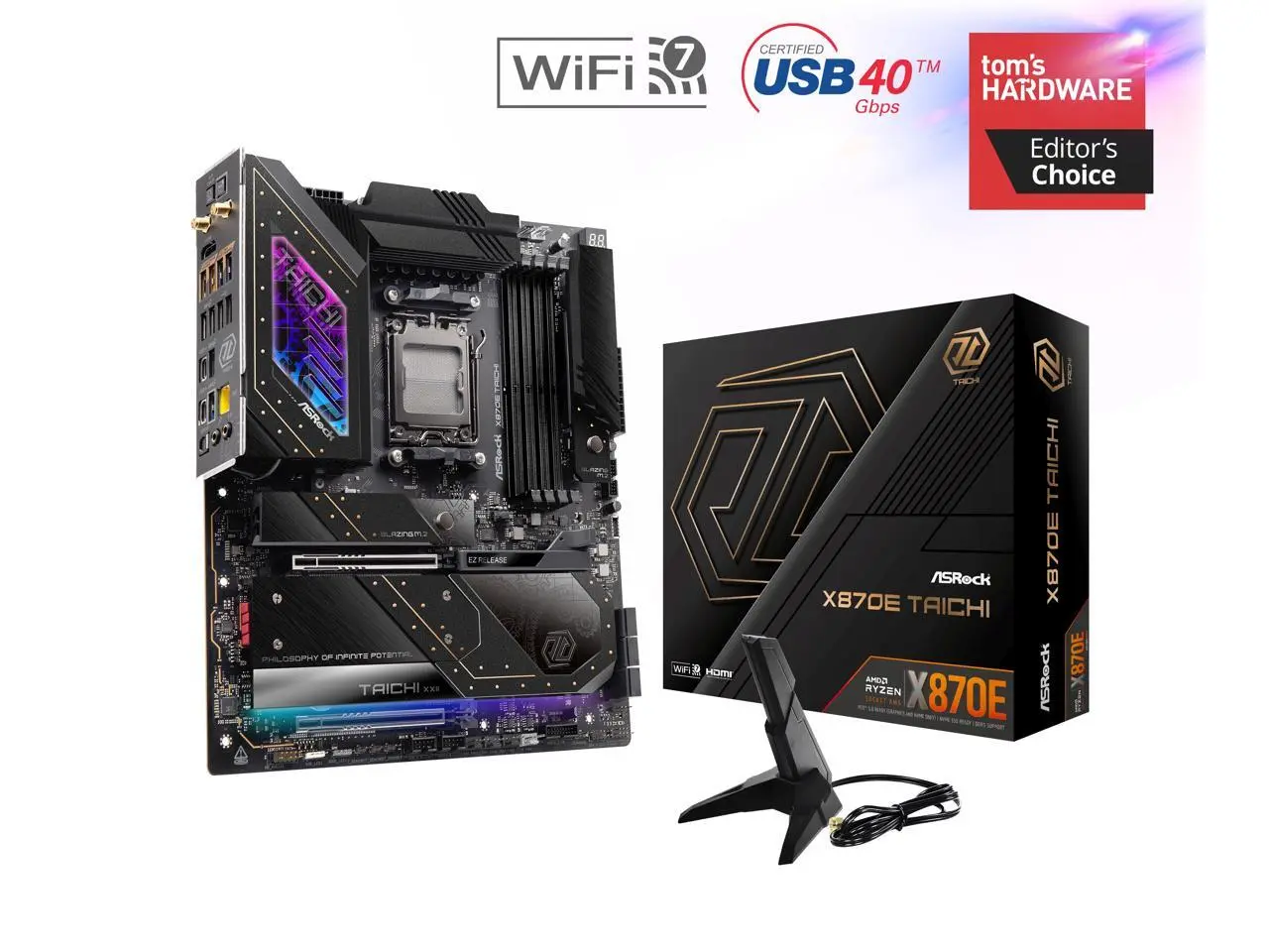 ASRock X870E TAICHI AM5 AMD X870E Extended ATX Motherboard