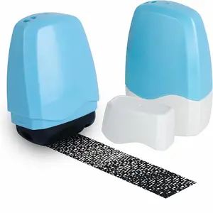 Privacy Protection Security Roller Stamp, 1 Count Identity Theft Protection Roller Stamp, Anti-Leakage Confidential Stamp for Home Office Personal Information Blockout