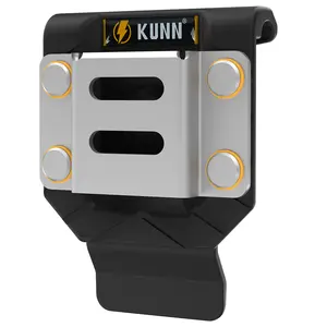 KUNN Drill Holder for Tool Belt Drill Holster Tape Measure Holder Fits Up to 2.7" Belt Black Durable Tool Accessory