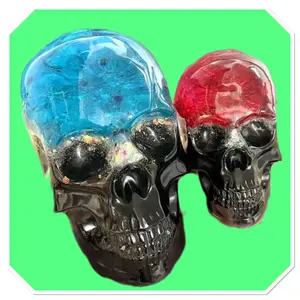 Large Skull Candle