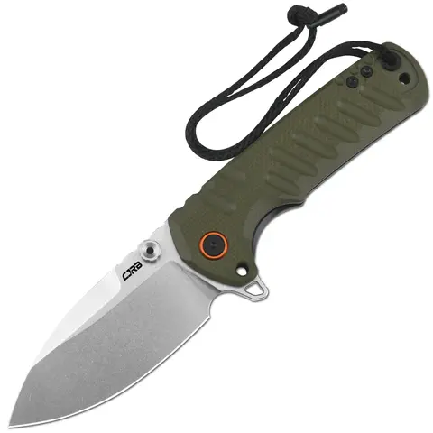 CJRB Tundra EDC Pocket Folding Knife for Adults - 3.78in Black PVD D2 Steel Edge, G10 Control Handle, Stainless Steel Survival Gear Knife for Camping, Fishing, Mens Gifts