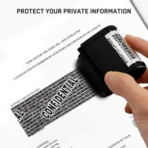 Wide Rolling Privacy Protection Stamp, Identity Theft Prevention Blocker for Mail & Bills, Home Security Essentials