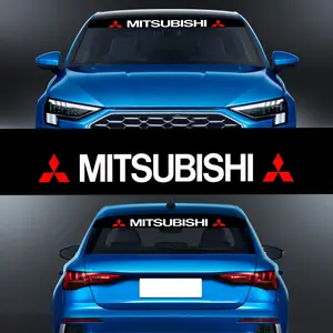 Car Windshield Sunshade Sticker for Outlander Pajero Eclipse Cross Asx Lancer Ex Galant, Auto Accessories, UV Protection, Easy Install