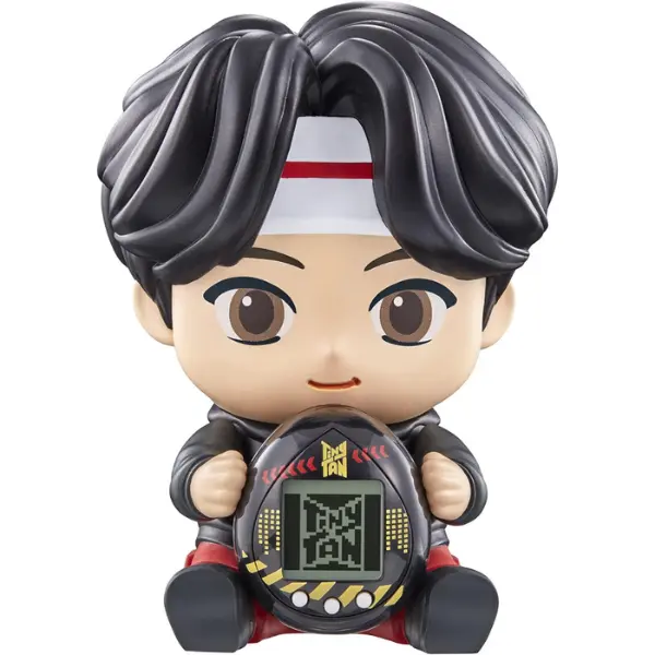 Tamagotchi Nano TinyTAN Hugmy Virtual Pet Collectible Vinyl Figure - Jin Version, Classic Novelty Stress Relief Toy for Hobbies