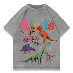 valentine shirts Birds Unisex Vintage Washed Shirt, Graphic Tee, Unisex Fashion, Full Color, Full Size, For Men, For Women