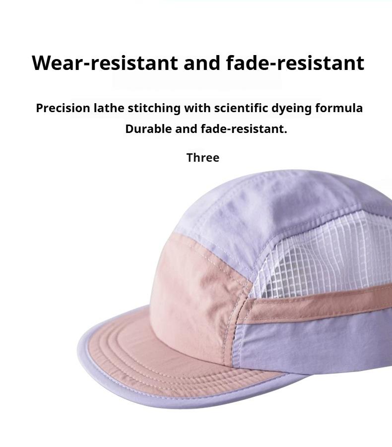 Khaki Outdoor Quick-Drying Baseball Cap Breathable Waterproof Sun-Protective Hat for Cycling & Hiking Slim Luxurious Design UV Protection