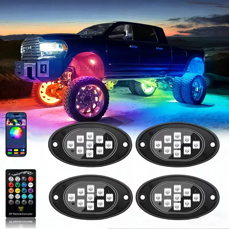 RGB LED Underglow Lights for Cars & Trucks – App & Remote Control