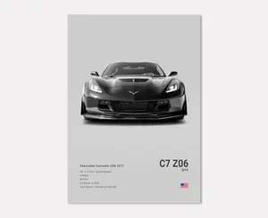 [Sale off up to 65%][Free Ship][No Frame] Chevrolet Corvette Z06 C7 Poster Print for Car Photography Fans - High-Quality Graphic Design 2