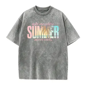 Take Me Where Summer Never Ends Shirt - Beach Tee - Summer Graphic T-Shirt - Coastal Aesthetic Gift for Her