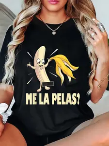 100% Cotton Unisex Me La Pelas Funny Quotes In Spanish Sayings Banana Joke Mens T-Shirt