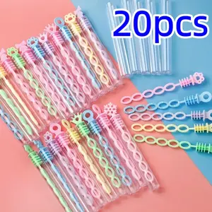 Random Color Mini Bubble Stick, Colorful Bubble Stick, Party Favors for Birthday Wedding Baby Shower Graduation, Bubble Spinner Wand