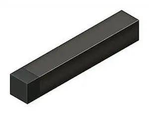 Deltana BDSS40U10B 4 in. Modern Square Baseboard Bumper, Oil-Rubbed Bronze