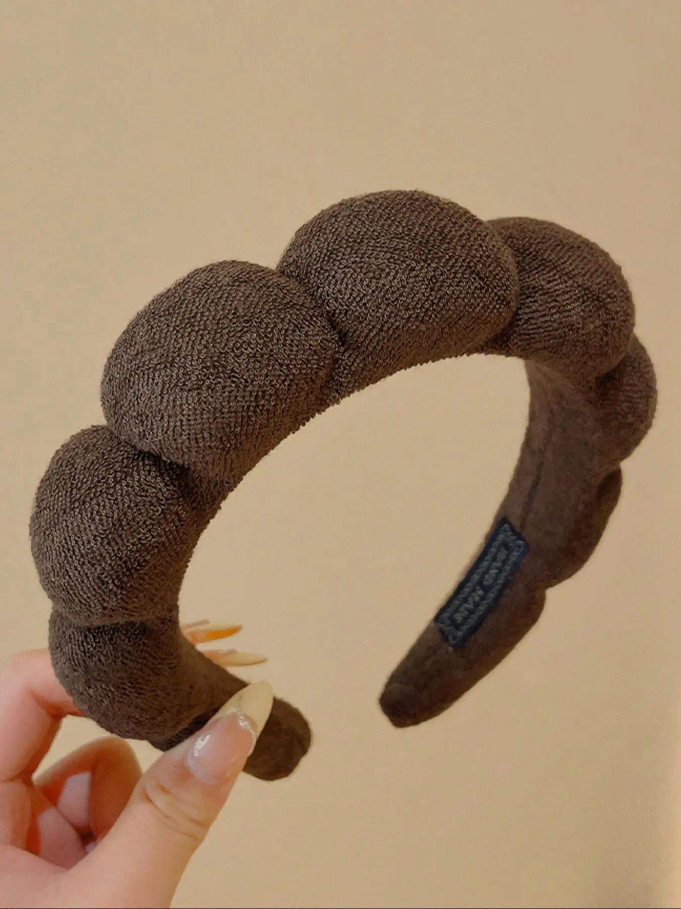 Cloud-Shaped Sponge Headband, Spa Headband for Face Washing, Minimalist Hair Accessories for Women, Suitable for Thick Hair, Headbands Thick, All Seasons Use, Soft Headband, Hairbands