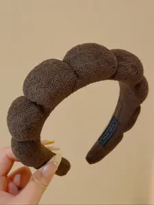 Cloud-Shaped Sponge Headband, Spa Headband for Face Washing, Minimalist Hair Accessories for Women, Suitable for Thick Hair, All Seasons Use, Soft Headband