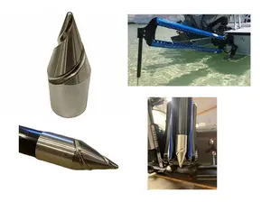 Island Anchor - Turbo Tip for 1", 7/8" or 3/4" Hydraulic Shallow Water Anchor Pole Spike Tip: Fits Power-Pole Sportsman, Pro Series, Blade, Blade 2.0, Minn Kota Raptor, Lewmar Axis