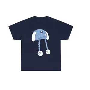 Blue bunny hat Chinga la Migra Graphic Tee Pure Cotton Fabric Casual Street Style Crew Neck Short Sleeve T-Shirt Tops Trendy for Women for Men