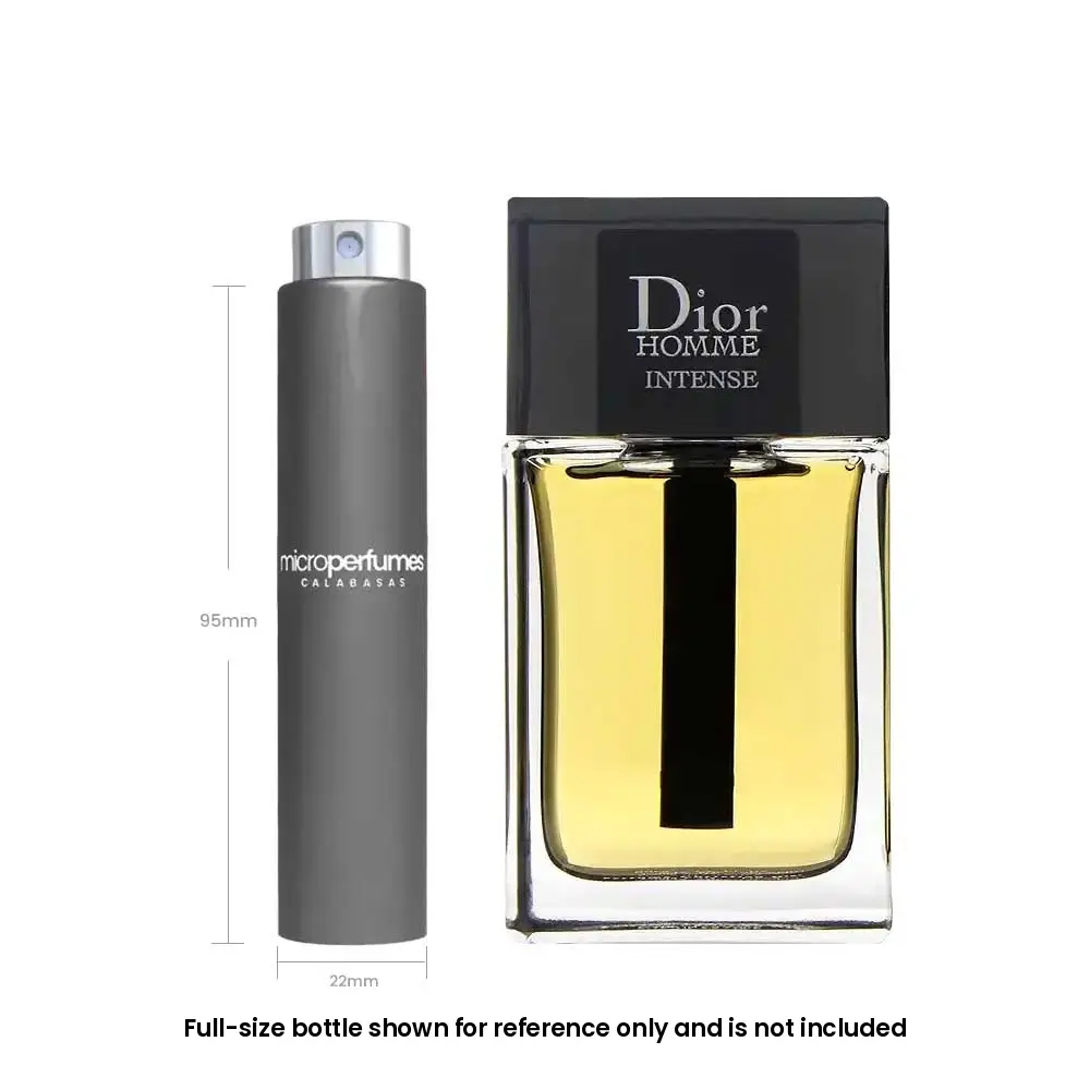 Christian Dior Homme Intense EDP For Men – 0.17 fl oz / 5 mL Travel Spray Decant, iris, ambrette, lavender, Gift for Him, Independently Rebottled by MicroPerfumes
