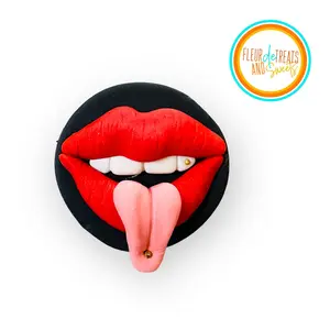 LIP'S DON'T LIE Silicone Food Safe Mold for Fondant, Chocolate, Isomalt, Cupcakes & Treats - Limited Edition Handcrafted Molds