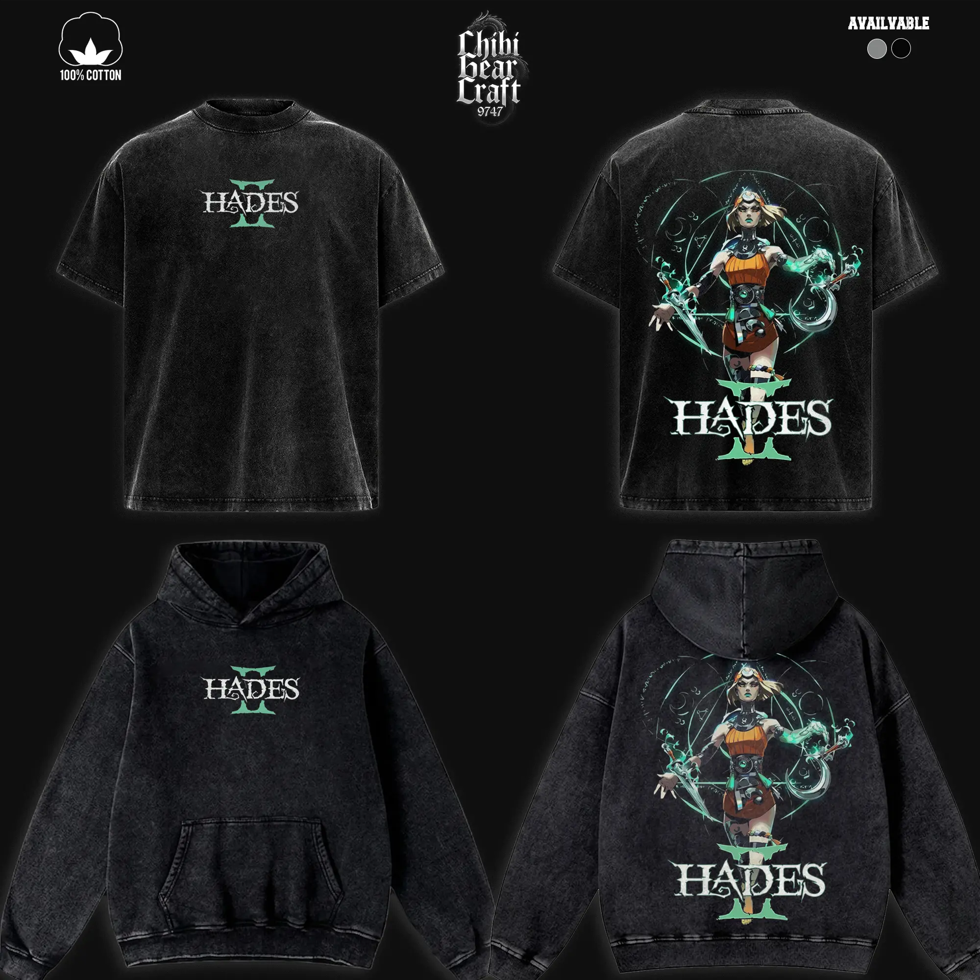 Hades 2 Melinoë Shirt Underworld Princess Vintage Washed Oversized Hoodie Greek Mythology Roguelike Graphic Tee Faded Streetwear Y2K Grunge Merch