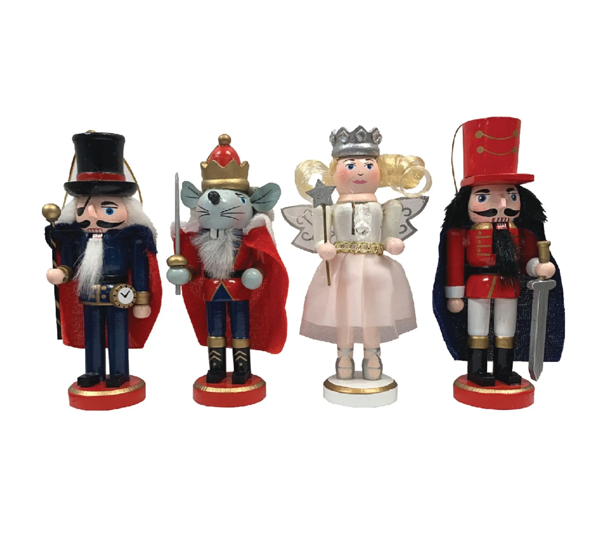 Santa's Workshop 5" Nutcracker Suite Ornaments, Set of 4 Santa's Workshop 5" Nutcracker Suite Ornaments, Set of 4
