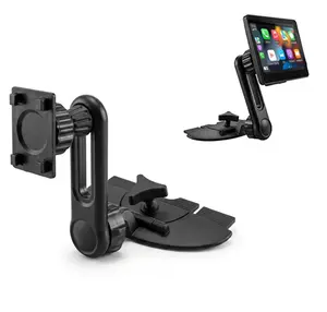 CD Slot Car Tablet Mount 360° Rotatable VESA Car  Holder with Extendable Arm Universal Car Dash Mount for CarPlay Display