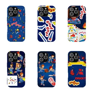 Funny Chucky overalls phone case unique horror Halloween custom cases iphonecase 11-17